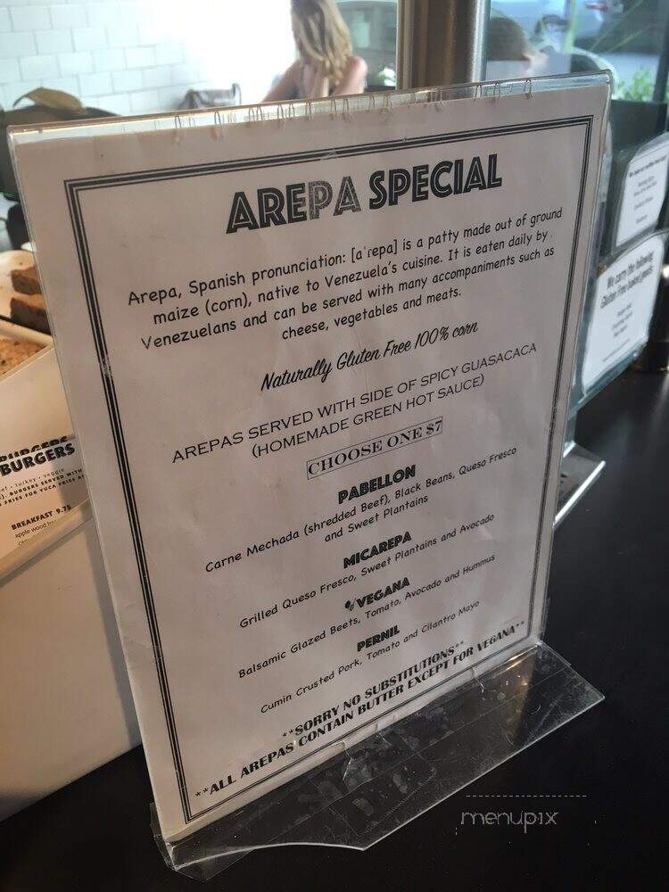 On the Hill Cafe - Baltimore, MD menu_pic