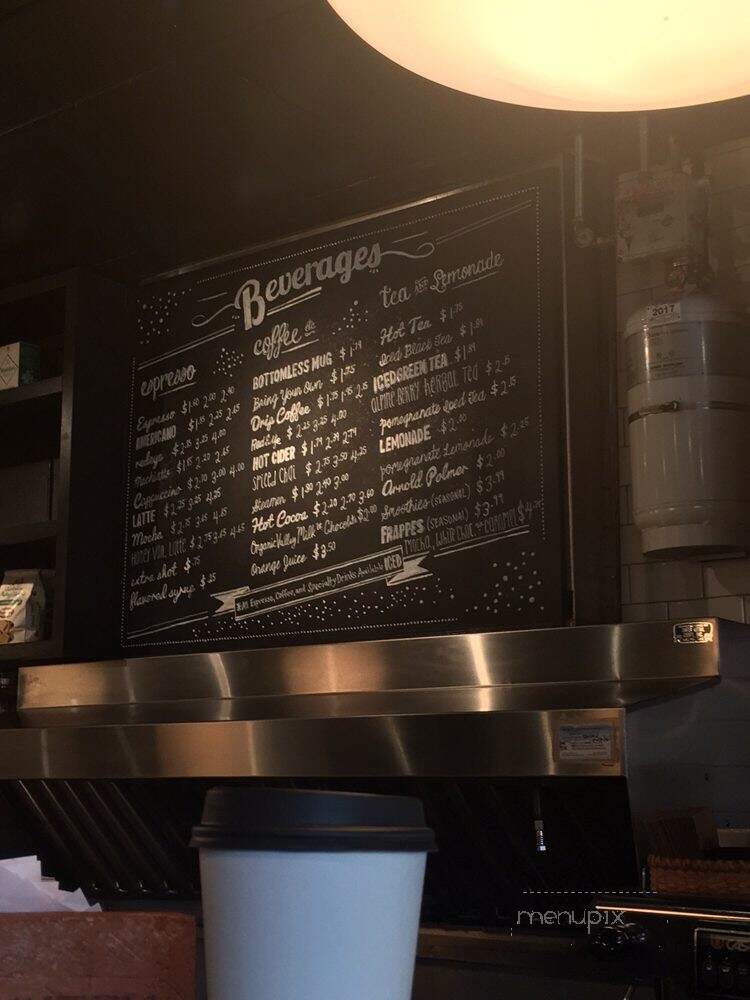 On the Hill Cafe - Baltimore, MD menu_pic
