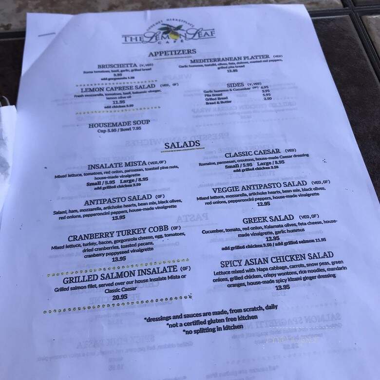 Lemon Leaf - Lancaster, CA menu_pic