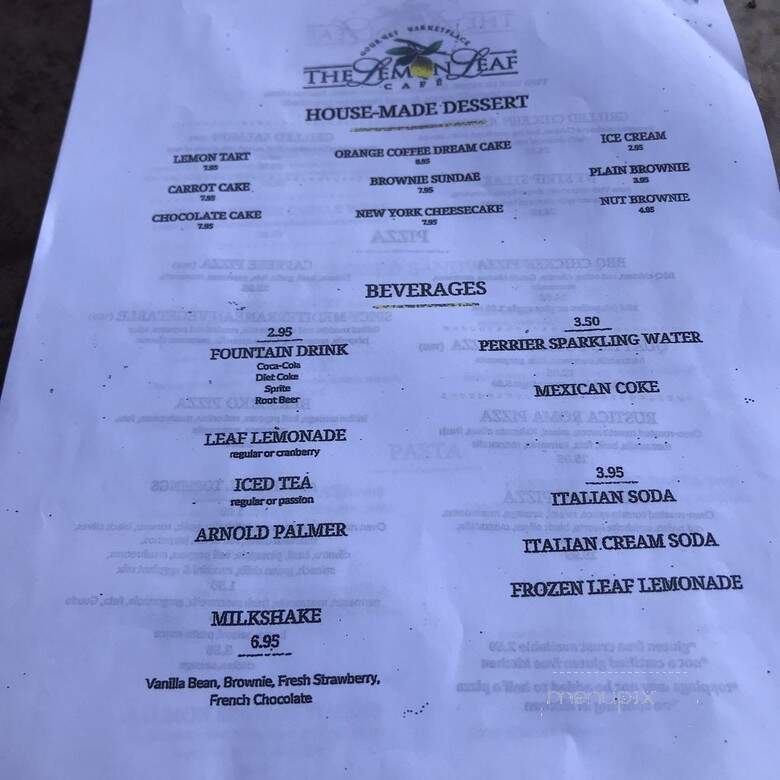 Lemon Leaf - Lancaster, CA menu_pic