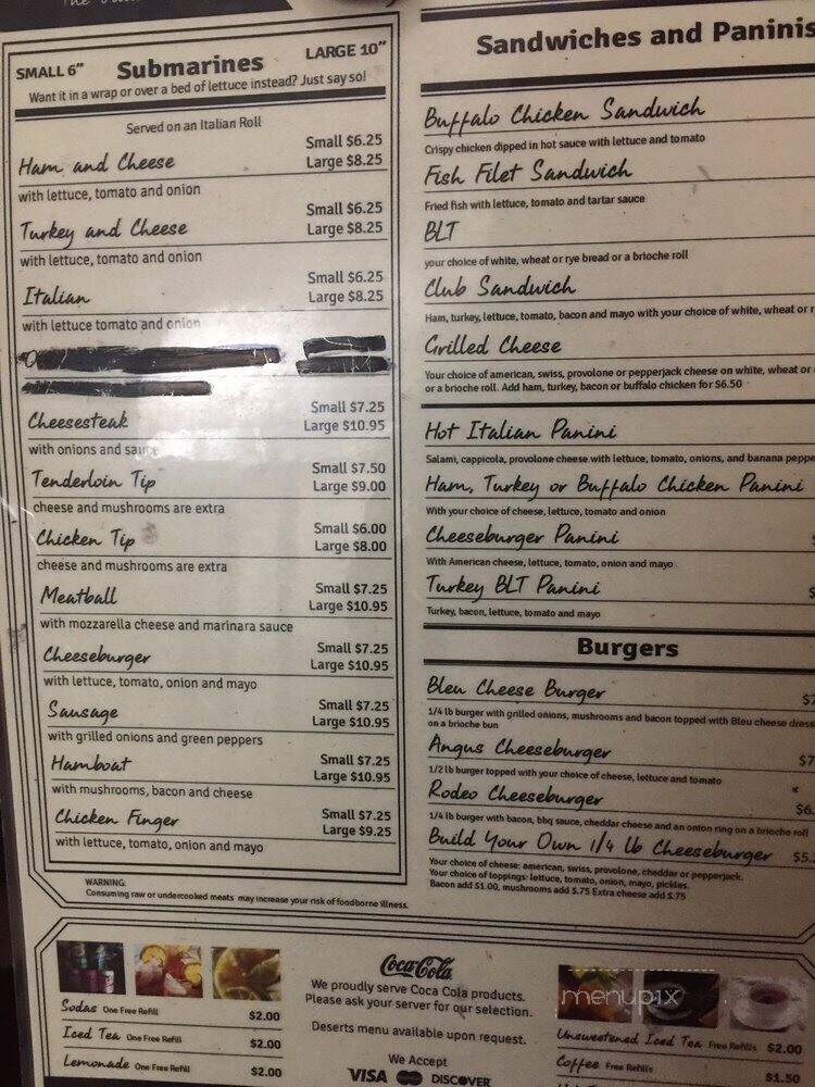 Villa Nova - Lancaster, PA menu_pic