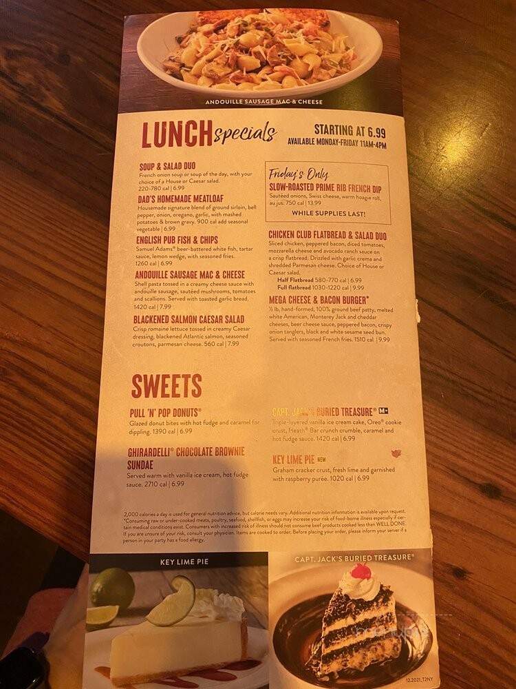 Miller's Levittown Ale House - Levittown, NY menu_pic