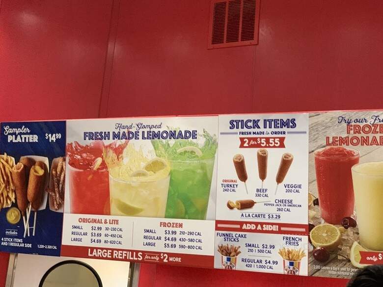 Hot Dog on a Stick - Glendale, CA menu_pic