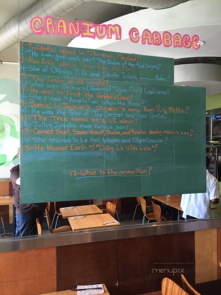 The Cabbage Patch - Beverly Hills, CA menu_pic