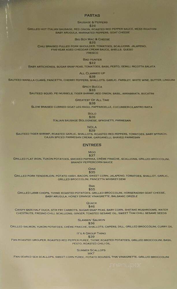 Sopra - Lake Geneva, WI menu_pic