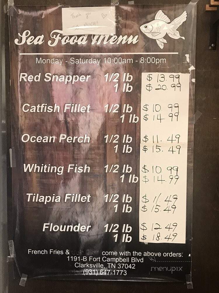 Little Saigon - Clarksville, TN menu_pic