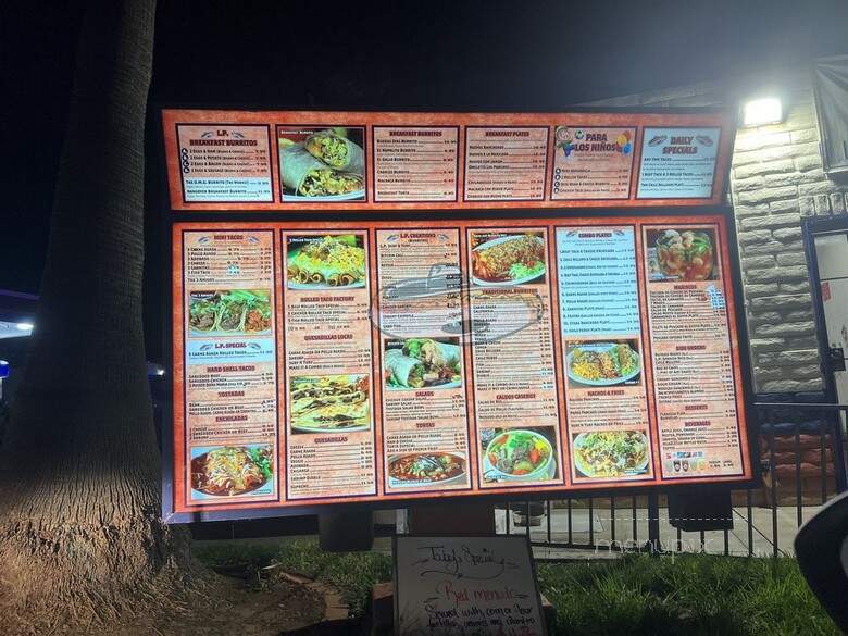 Los Panchos Taco Shop - San Diego, CA menu_pic