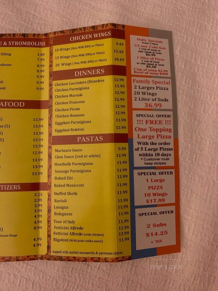 Taste of Italy - West Palm Beach, FL menu_pic
