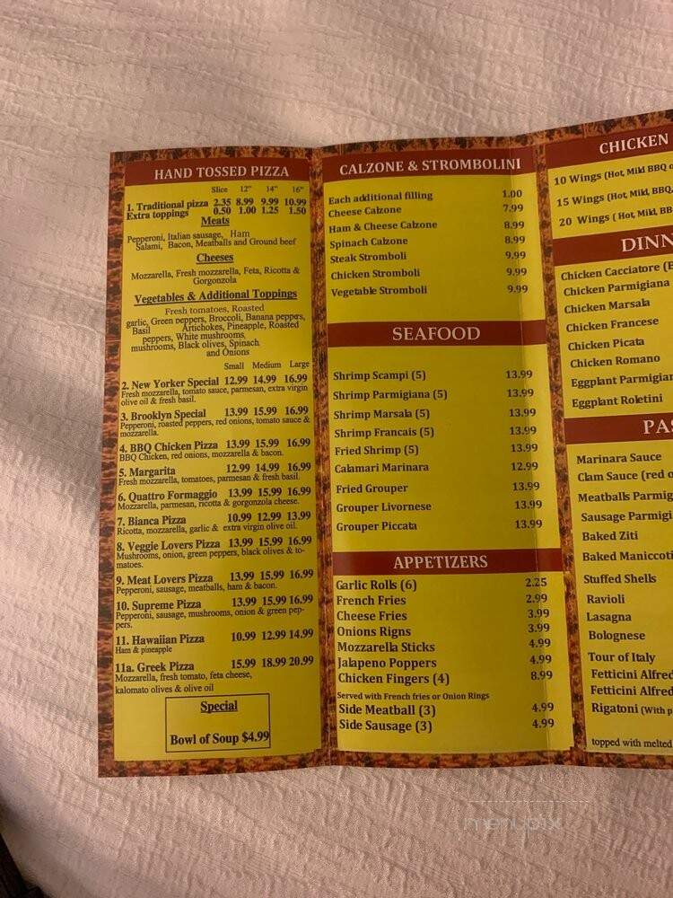 Taste of Italy - West Palm Beach, FL menu_pic