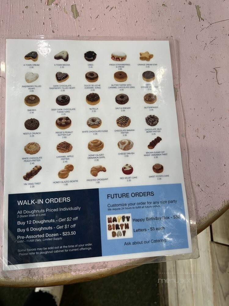 Sublime Doughnuts - Atlanta, GA menu_pic