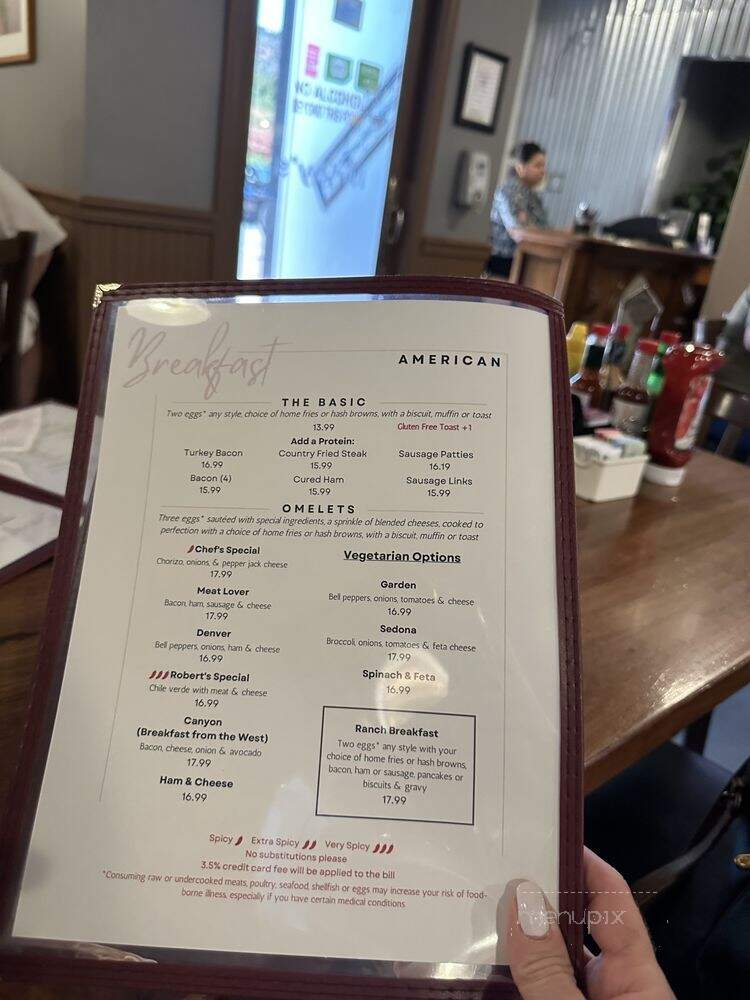 Cafe Jose at the Village - Sedona, AZ menu_pic