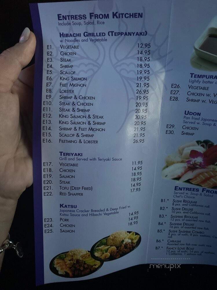 Fancy Sushi - Fernandina Beach, FL menu_pic