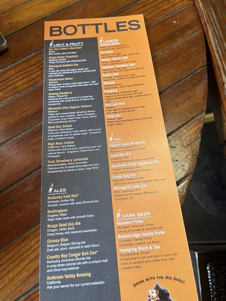 Double Dogs Chow House - Bowling Green, KY menu_pic