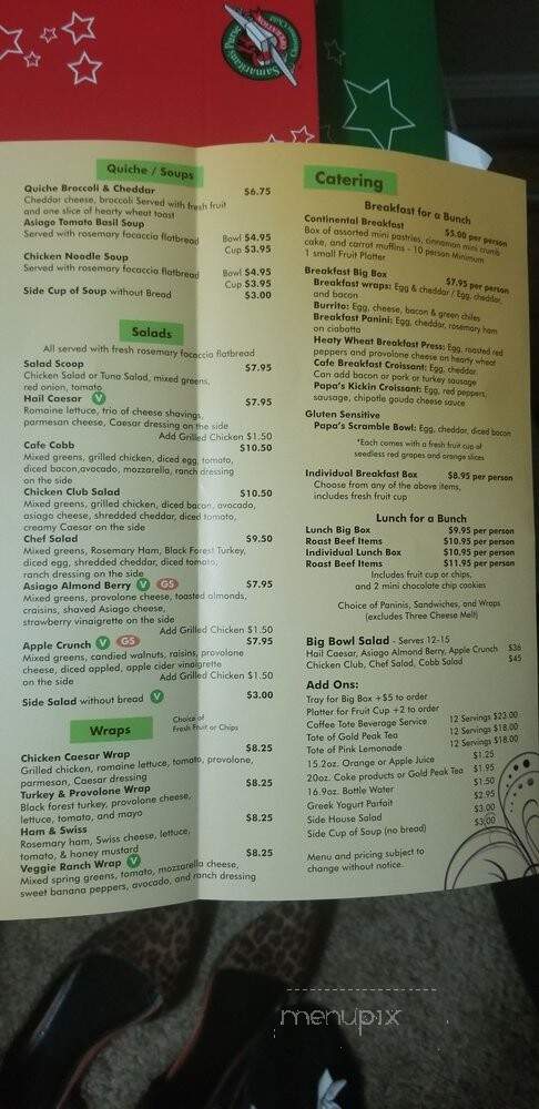 Nona's Sweets - Charlotte, NC menu_pic