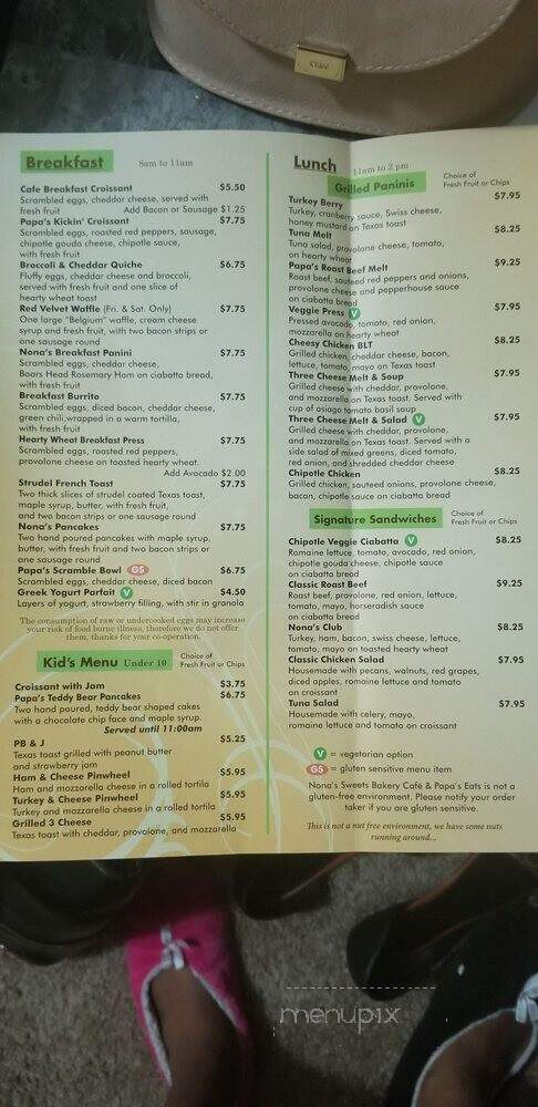 Nona's Sweets - Charlotte, NC menu_pic