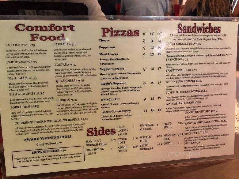 Emerson Biggins - Wichita, KS menu_pic