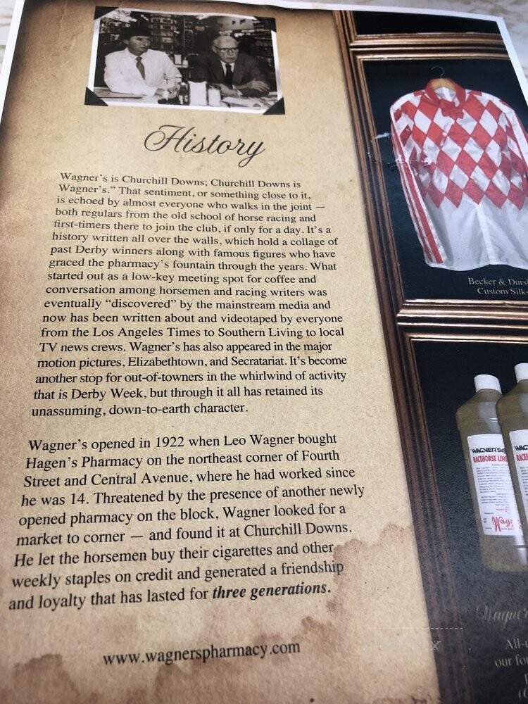 Wagner's Pharmacy - Louisville, KY menu_pic