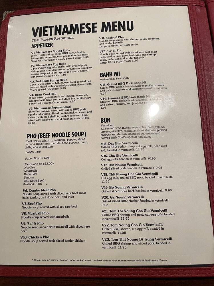 Dai Viet - Nashville, TN menu_pic