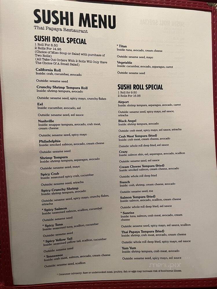 Dai Viet - Nashville, TN menu_pic