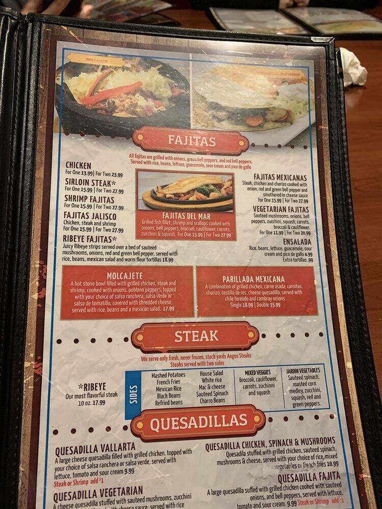 El Bracero - Clarksville, TN menu_pic