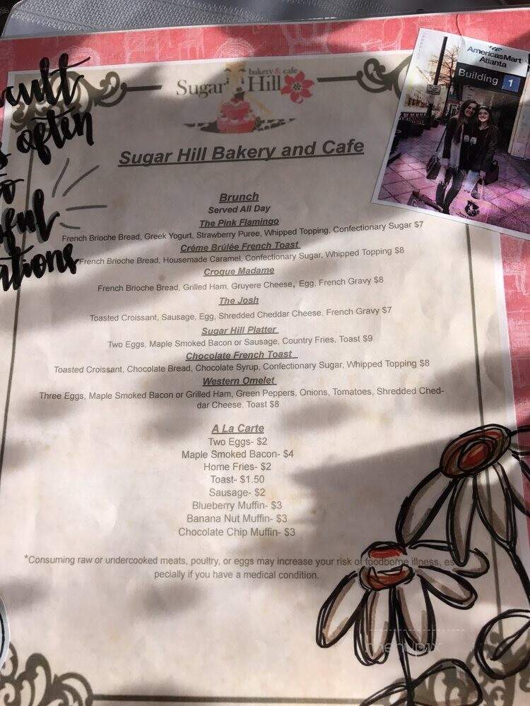 Sugar Hill Bakery - San Antonio, TX menu_pic