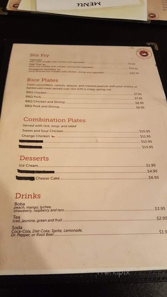 Pho Plus Noodle House - Orem, UT menu_pic