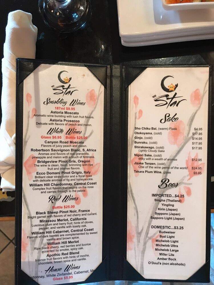 Star Thai and Sushi - Sarasota, FL menu_pic