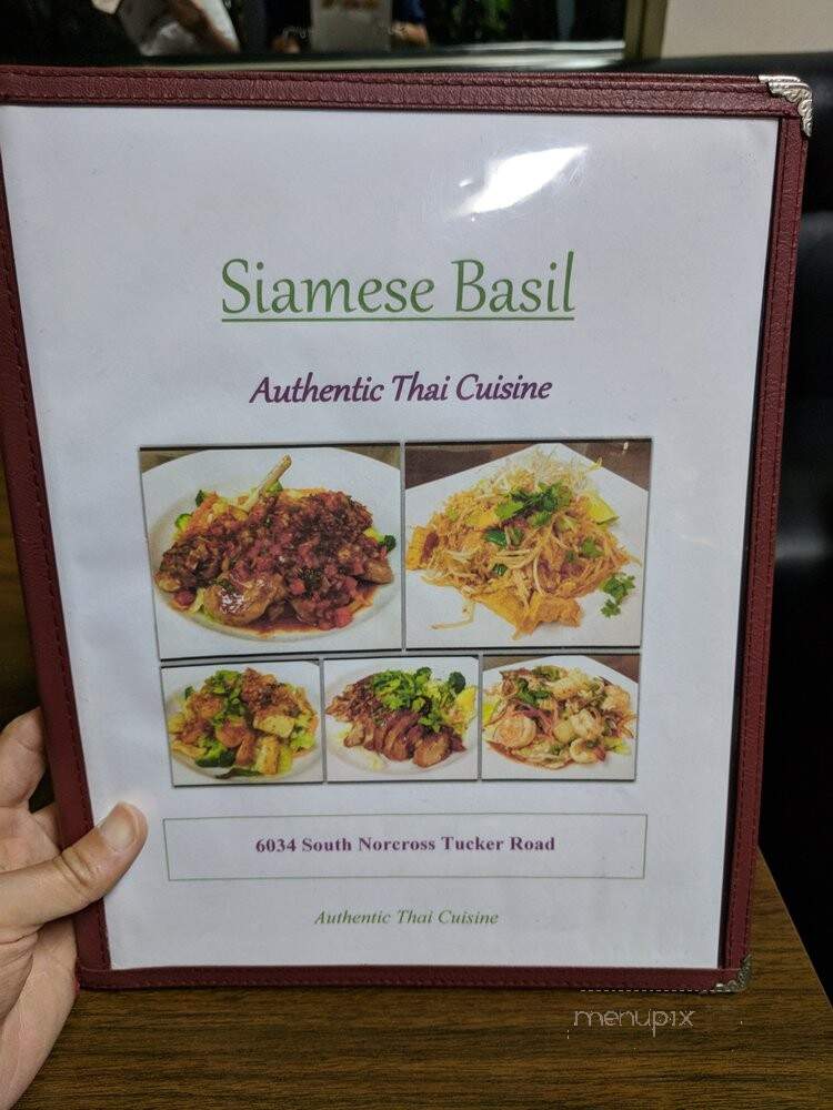 Siamese Basil Thai - Norcross, GA menu_pic