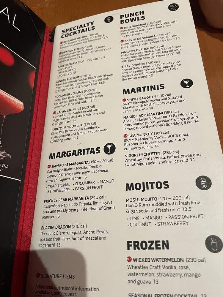 RA Sushi Bar Restaurant - Tustin, CA menu_pic