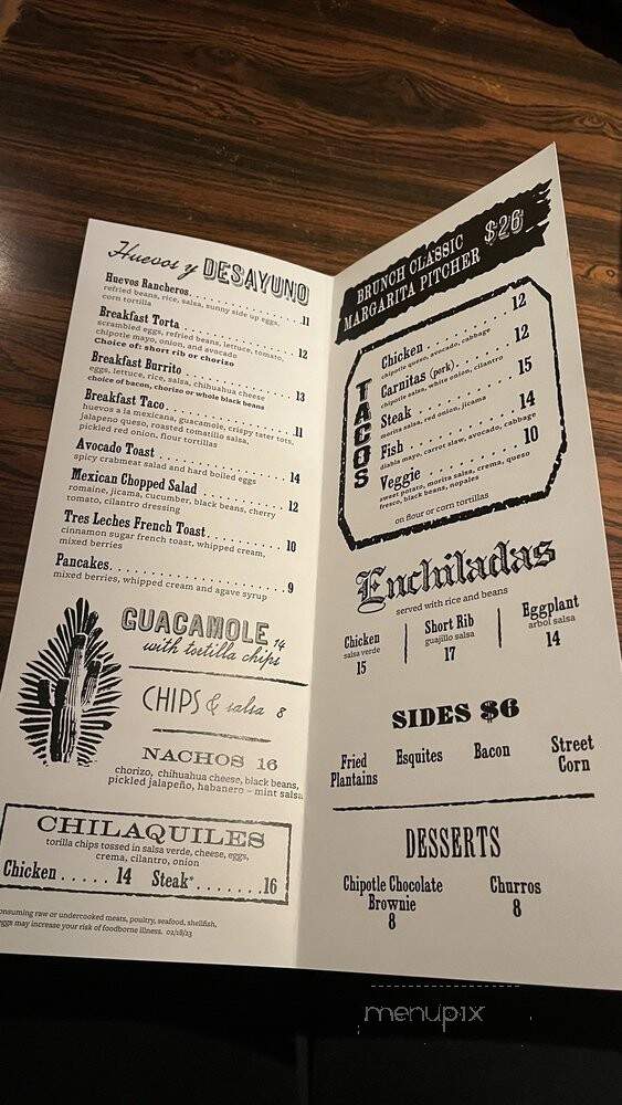 El Rey - Philadelphia, PA menu_pic
