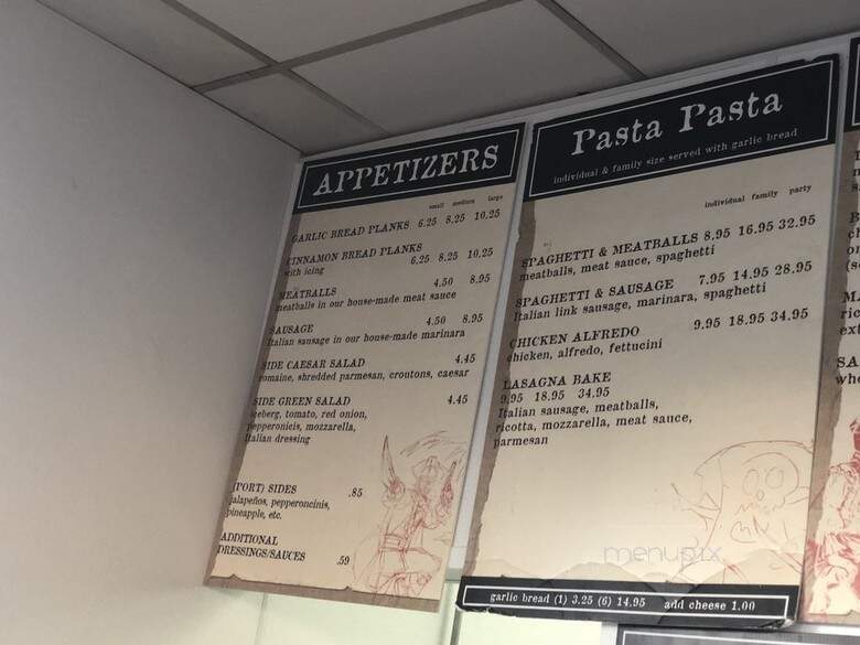 Buccaneer Pizza - Santa Ana, CA menu_pic