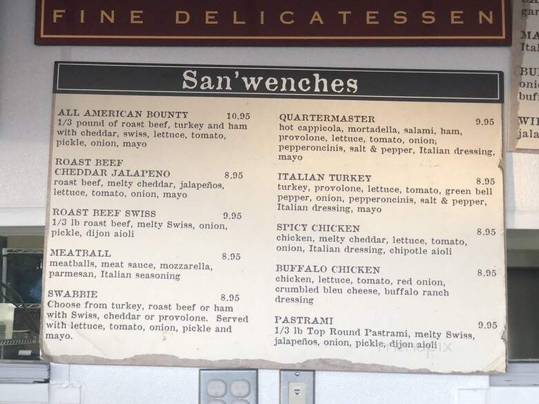 Buccaneer Pizza - Santa Ana, CA menu_pic