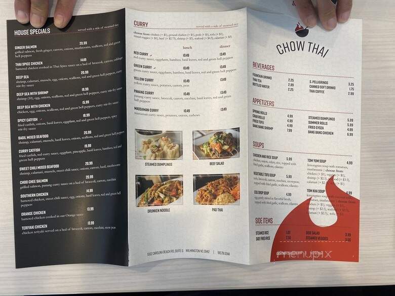Thai Spice - Wilmington, NC menu_pic