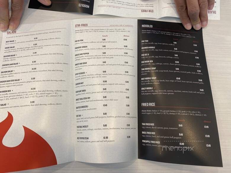 Thai Spice - Wilmington, NC menu_pic