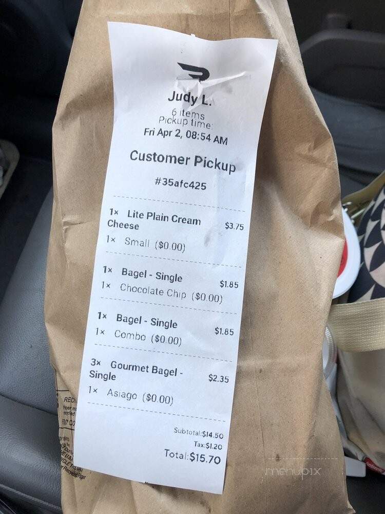 Bagel Street Cafe San Ramon - San Ramon, CA menu_pic