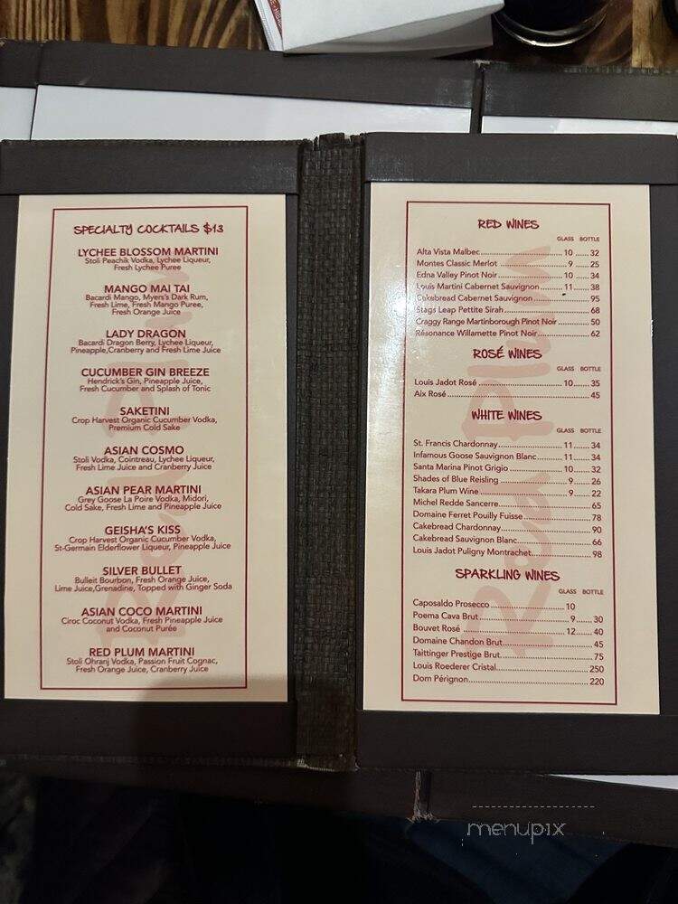 Red Plum - Mamaroneck, NY menu_pic