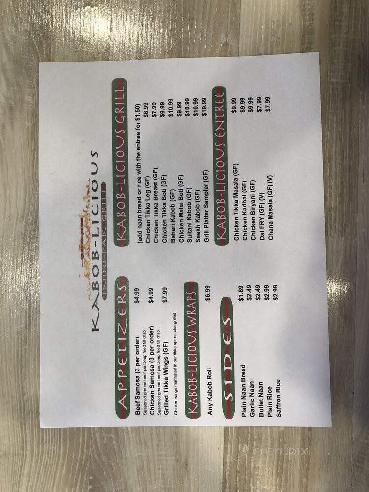 Cafe Luigi - Hoover, AL menu_pic