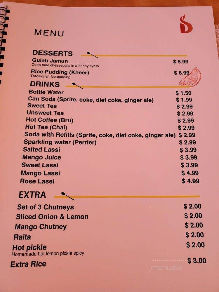Tandoor Indian Cuisine - Brandon, FL menu_pic