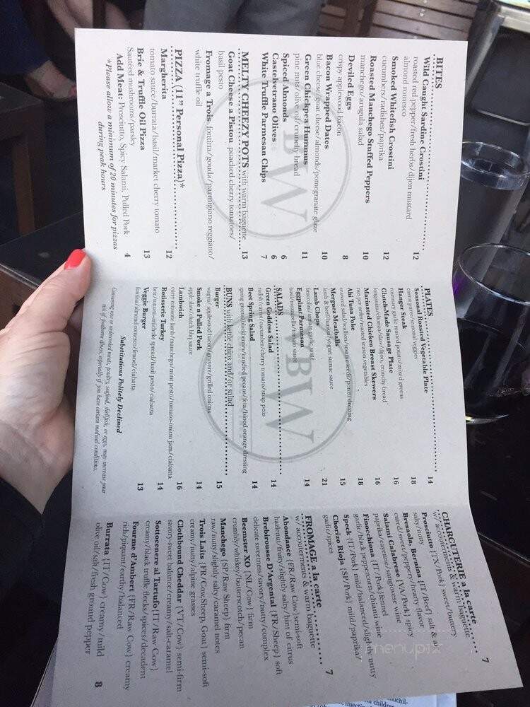 Venice Beach Wines - Venice, CA menu_pic