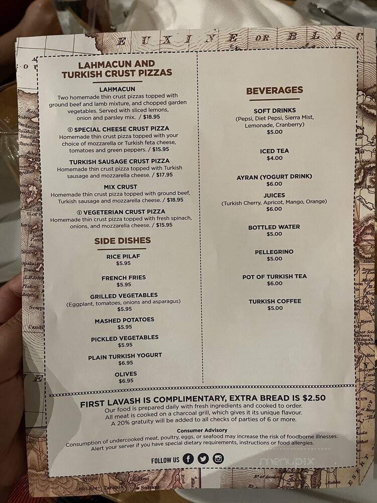 Cafe Istanbul Turkish Restaurant - Plano, TX menu_pic