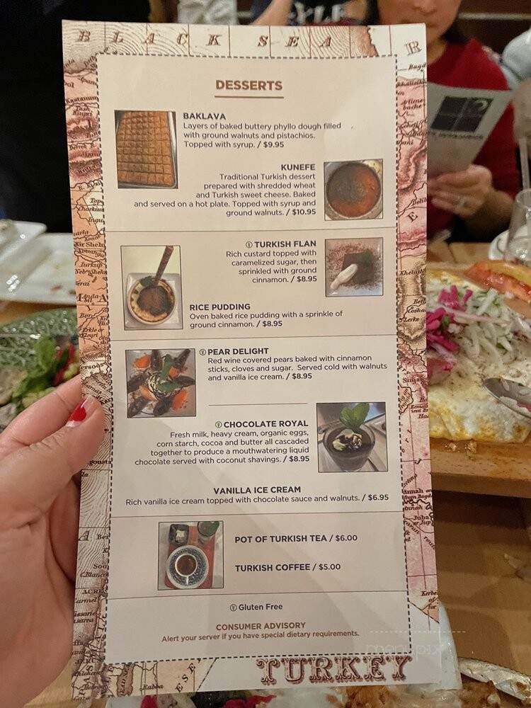 Cafe Istanbul Turkish Restaurant - Plano, TX menu_pic