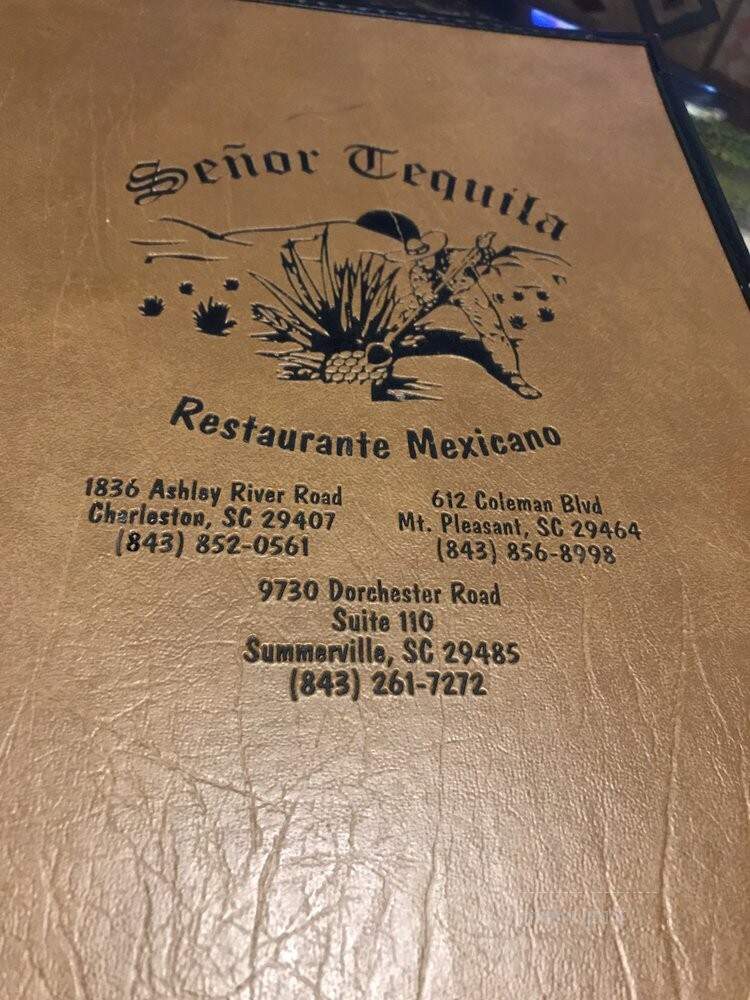 Senor Tequila - Mount Pleasant, SC menu_pic