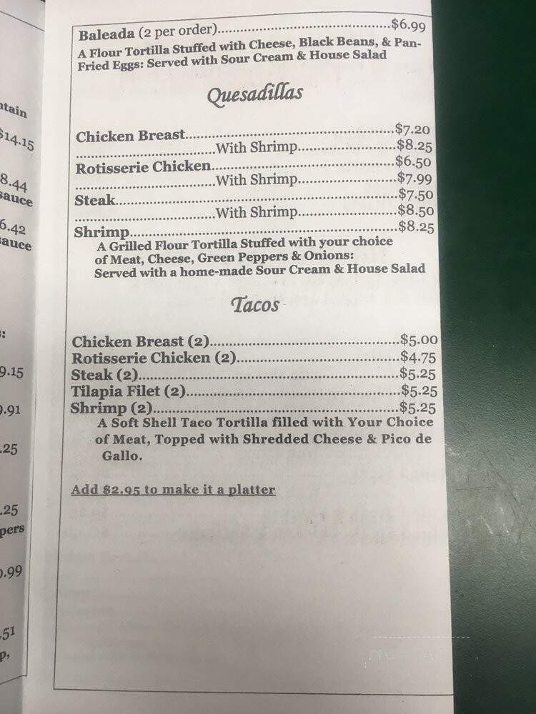 Silvestre chicken #2 - Suitland, MD menu_pic