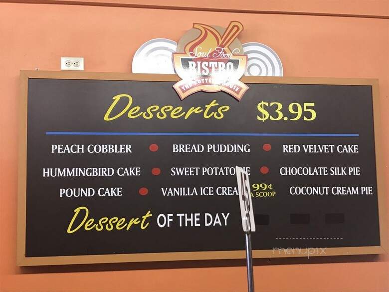 Potters House Soul Food Bistro - Jacksonville, FL menu_pic