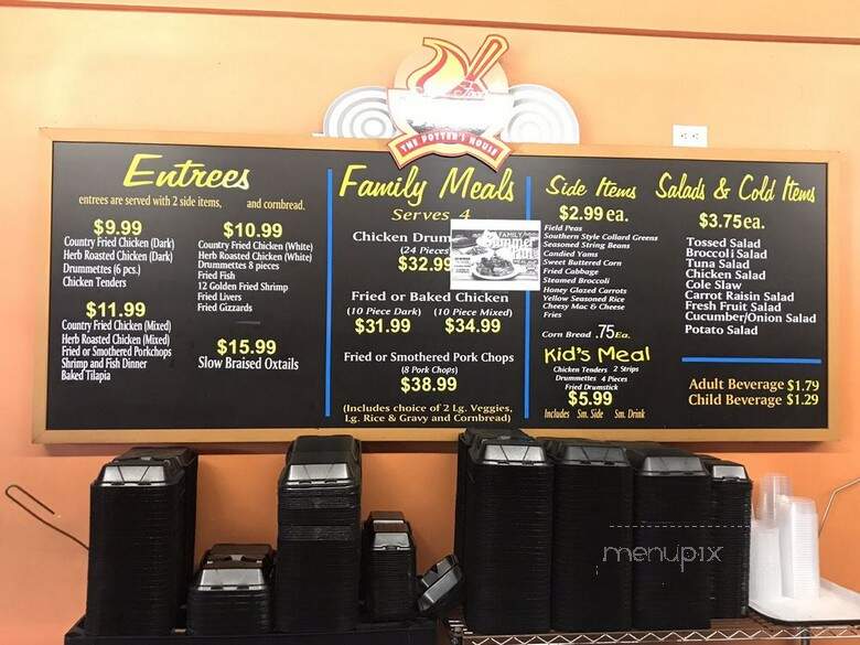 Potters House Soul Food Bistro - Jacksonville, FL menu_pic