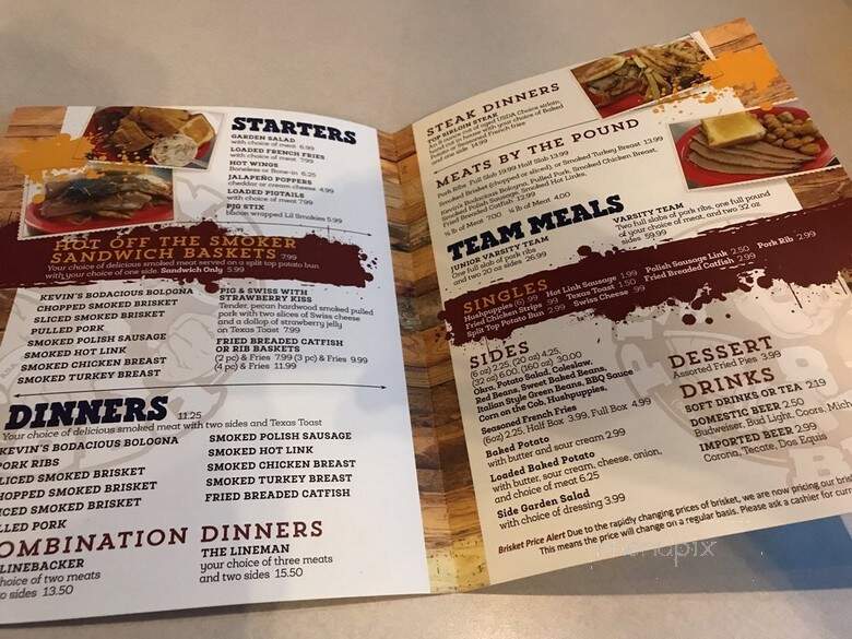 Pigskins BBQ Express - Ada, OK menu_pic