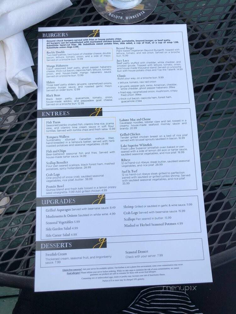 Sirtoli's Steak House - Ashland, WI menu_pic
