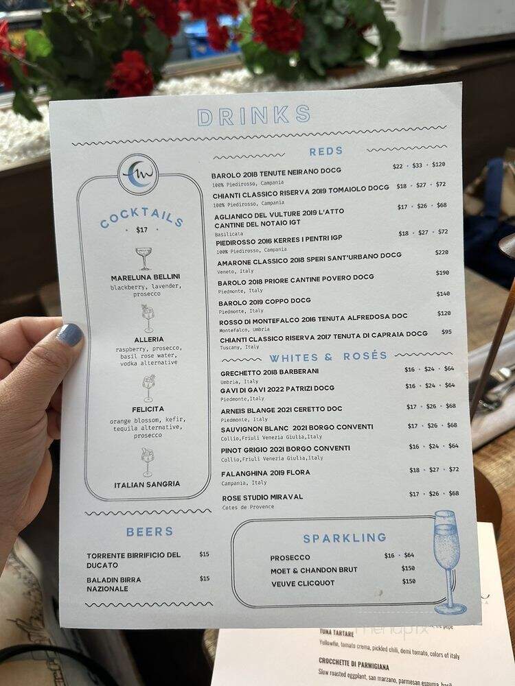 Bocconcino Italian Restaurant - New York, NY menu_pic