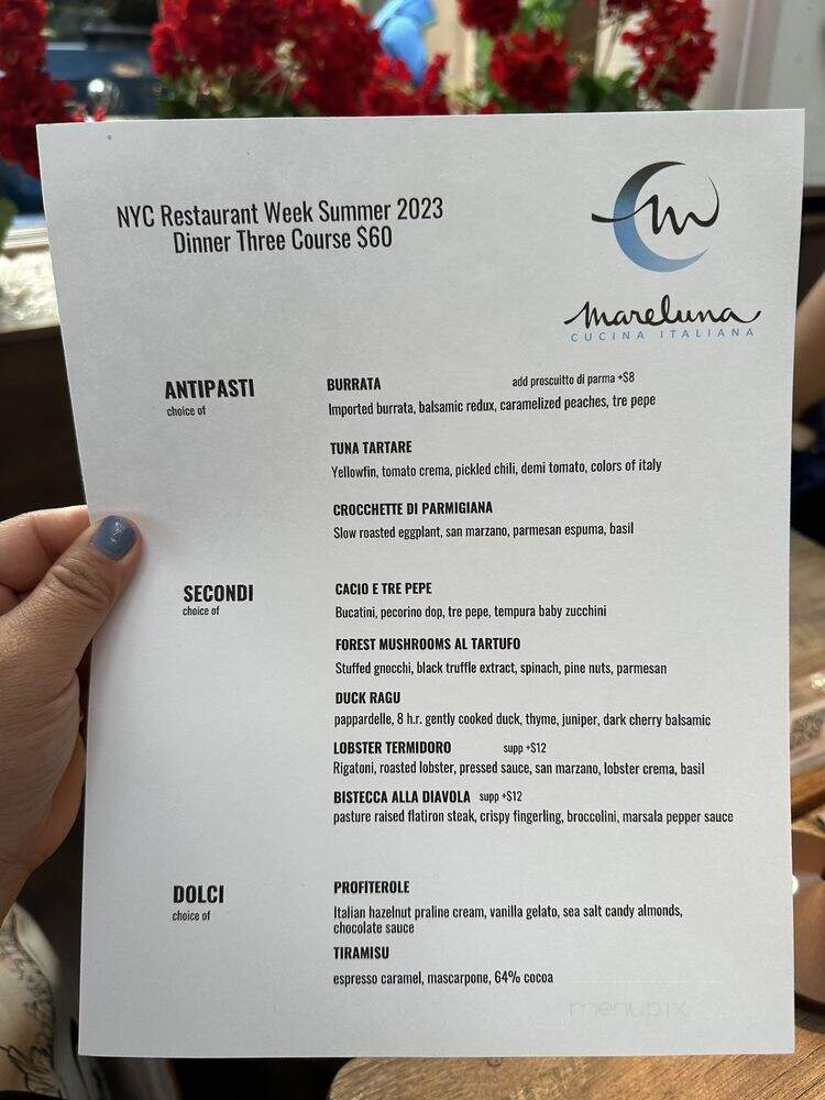 Bocconcino Italian Restaurant - New York, NY menu_pic