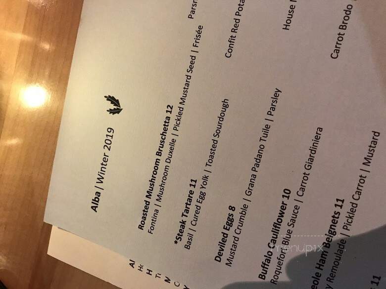 Alba - Des Moines, IA menu_pic